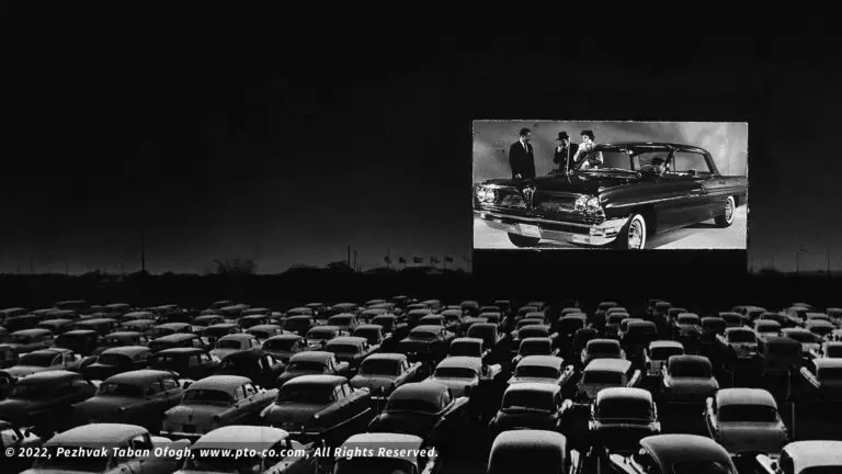 nostalgic drive in cinema | شرکت پژواک تابان افق