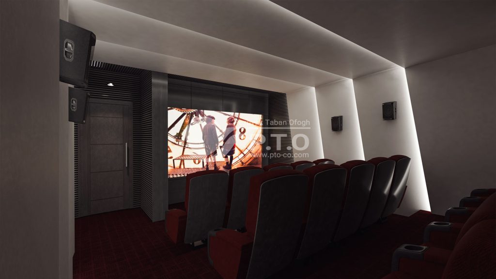 سالن سینمای خصوصی برج های ساحلی دژاوو رویان