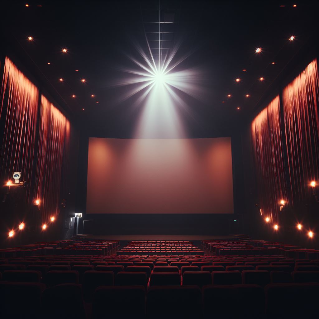 صندلی های سالن سینما