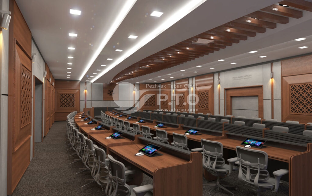 طراحی سالن آمفی تئاتر سازمان امور زندان ها