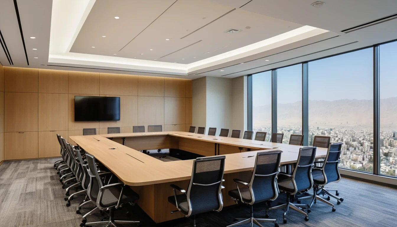  اتاق کنفرانس u شکل